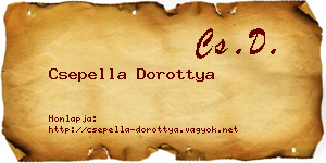 Csepella Dorottya névjegykártya